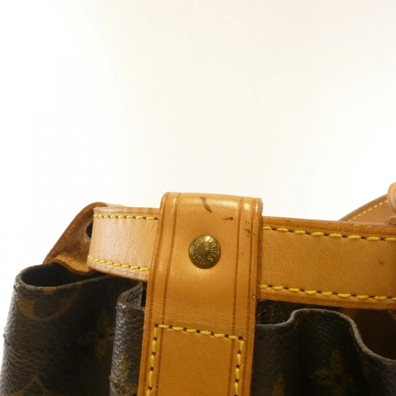 LOUIS VUITTON M42243 Shoulder Monogram 黑色 Monogram 中古品B - 縮圖 4