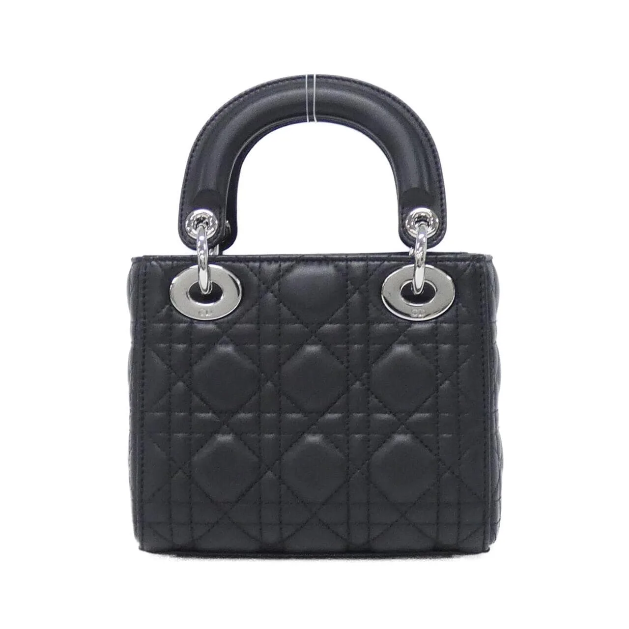 DIOR Lady Dior M0505PNGE Handbag Lambskin Black Lambskin Rank A - Thumbnail 2