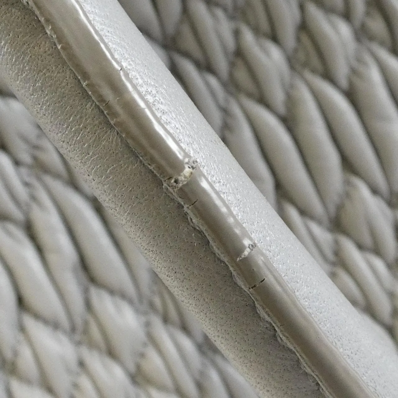 MIU MIU 5BA067 Handbag 灰色 中古品A - 縮圖 8