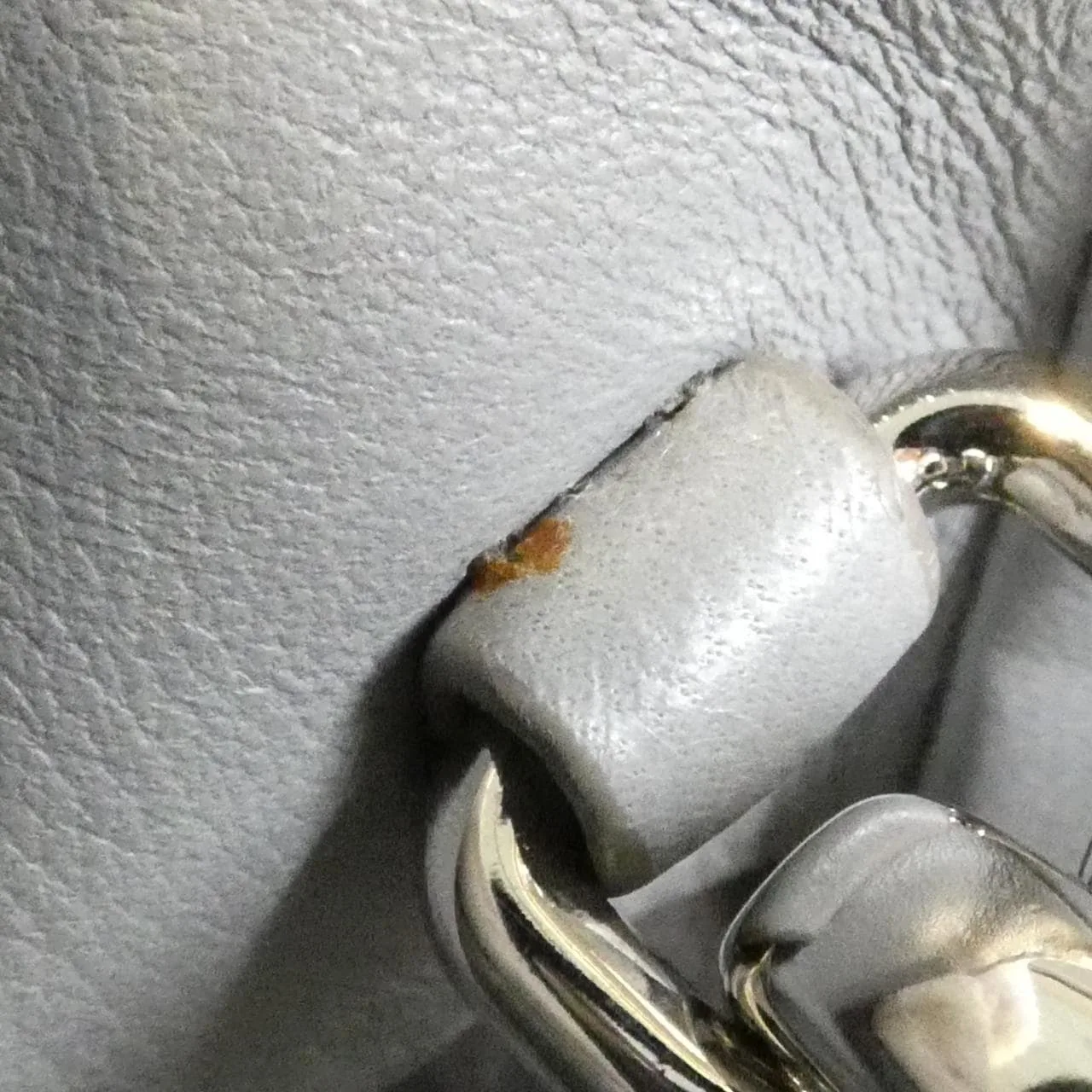 MIU MIU 5BA067 Handbag 灰色 中古品A - 縮圖 10