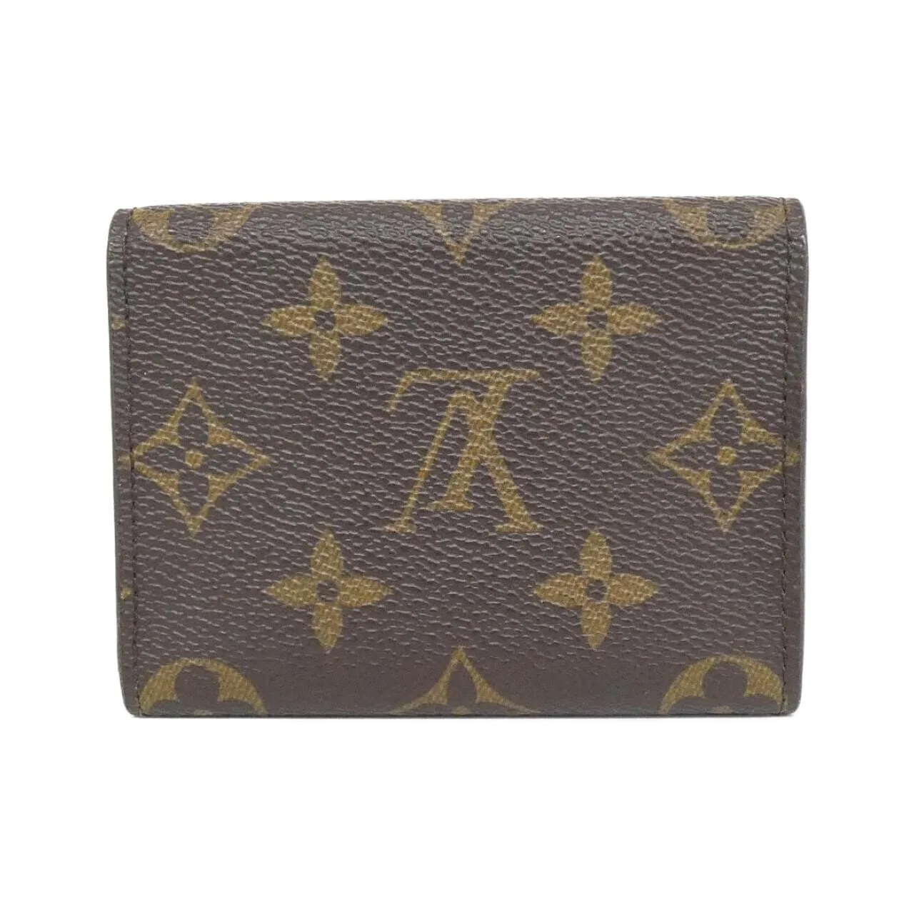 LOUIS VUITTON M63801 Card Case Monogram 黑色 Monogram 中古品A - 縮圖 2