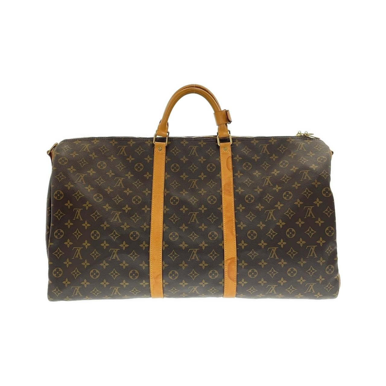 LOUIS VUITTON Keepall M41412 Boston Bag Monogram 黑色 Monogram - 縮圖 2