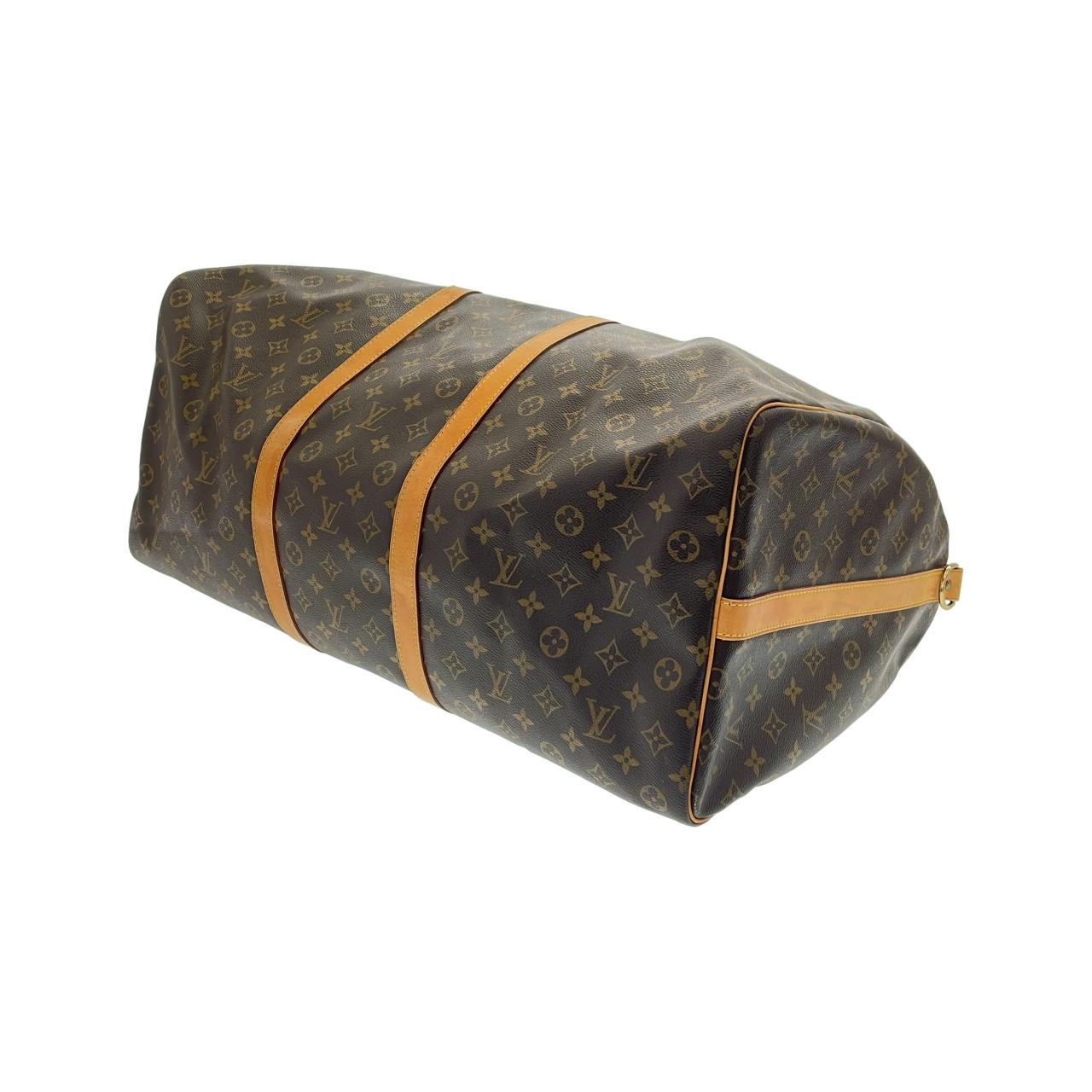 LOUIS VUITTON Keepall M41412 Boston Bag Monogram 黑色 Monogram - 縮圖 3