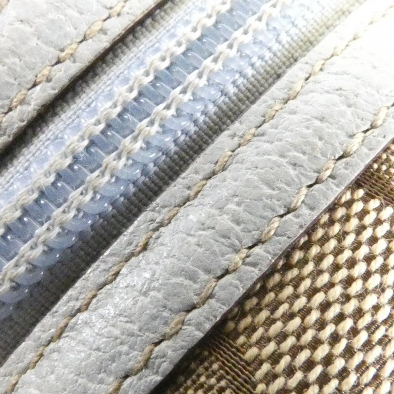 GUCCI 124542 Handbag Canvas 米色 帆布 中古品B - 縮圖 4