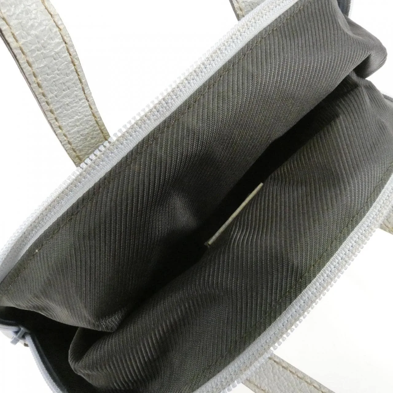 GUCCI 124542 Handbag Canvas 米色 帆布 中古品B - 縮圖 8