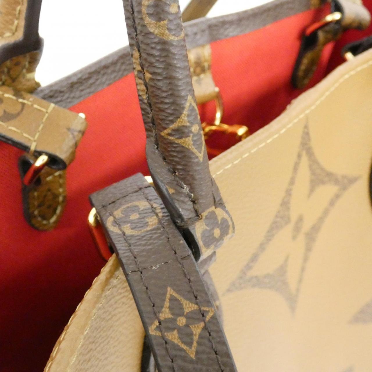 LOUIS VUITTON OnTheGo M44576 Bag Monogram Black Monogram Rank A - Thumbnail 6