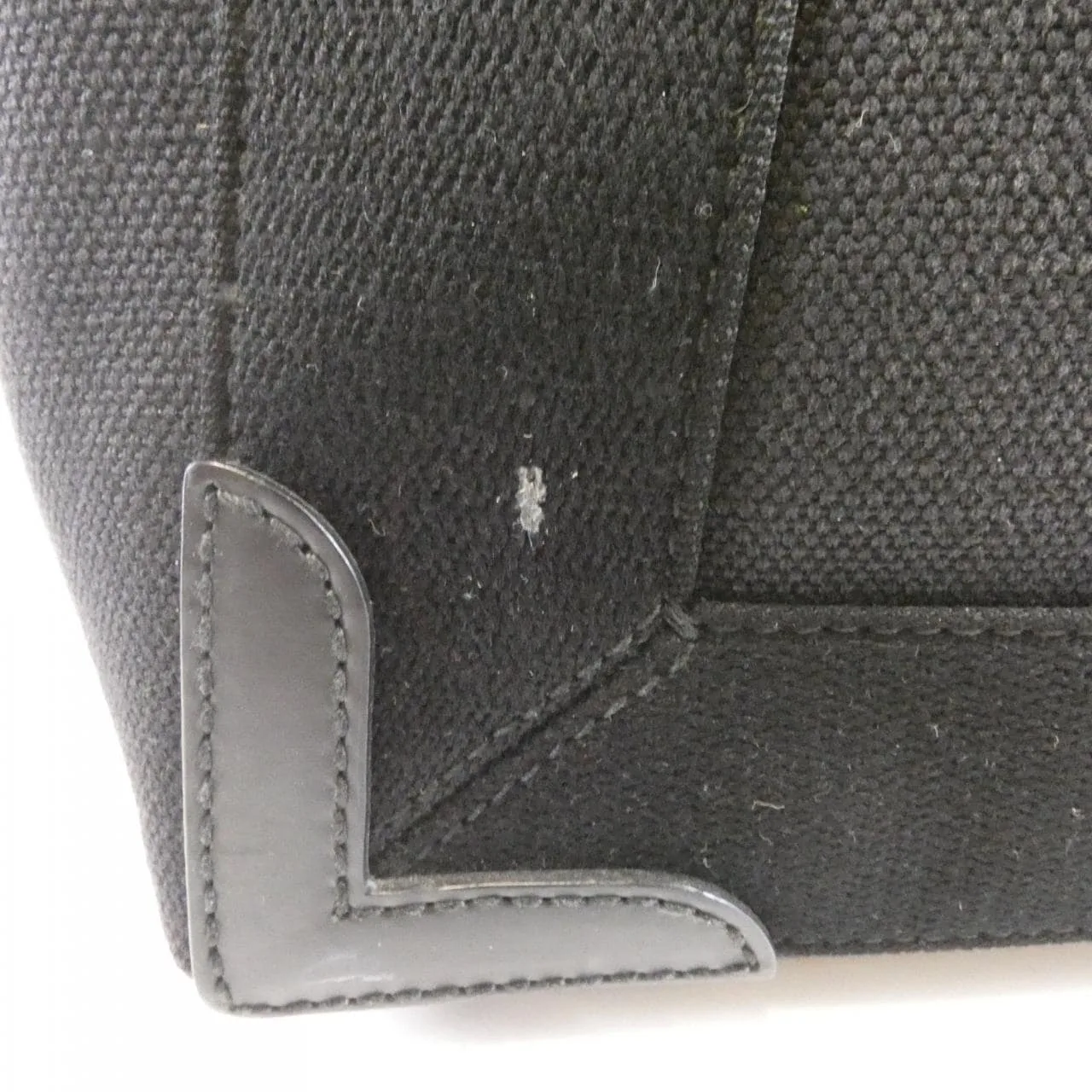 BALENCIAGA 390346 2HH3N Handbag Canvas 深藍色 帆布 中古品B - 縮圖 5