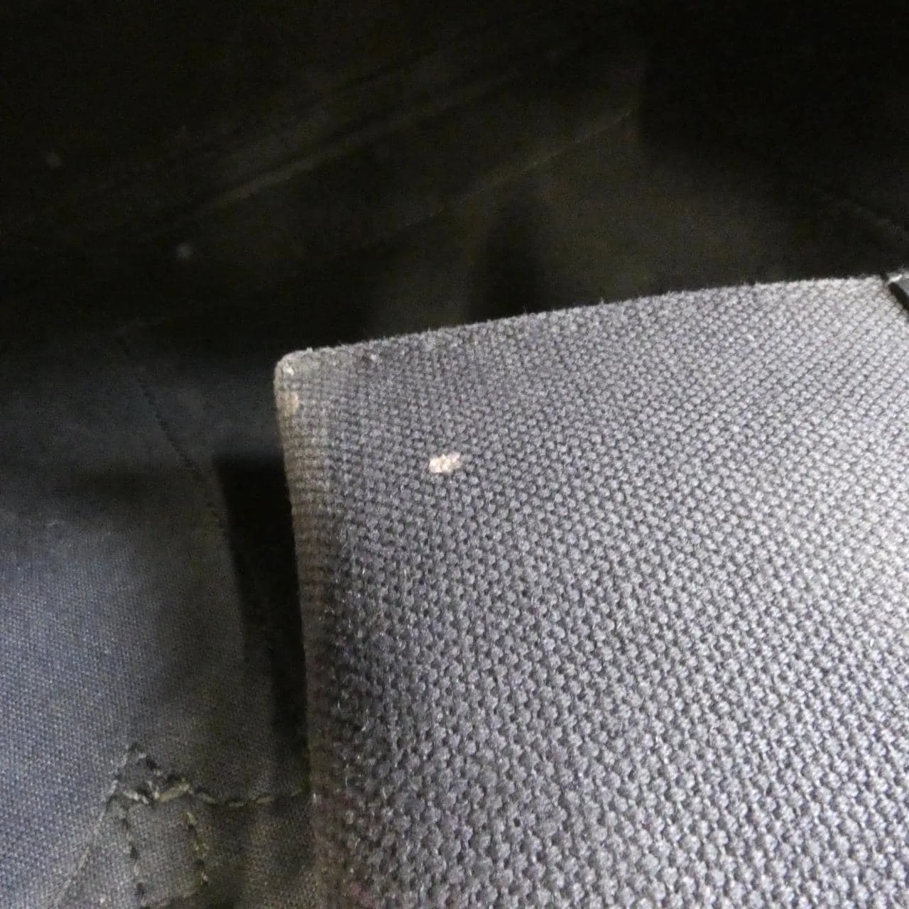 BALENCIAGA 390346 2HH3N Handbag Canvas 深藍色 帆布 中古品B - 縮圖 10