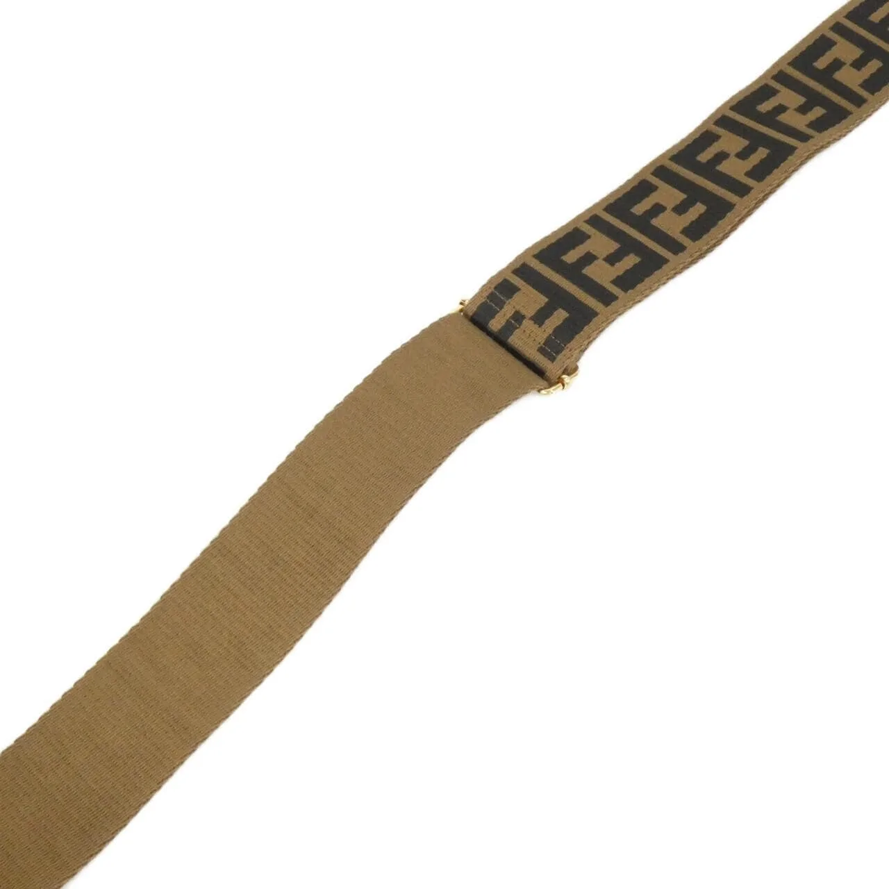 FENDI 8AV134 ADKG Wallet Canvas 黑色 帆布 中古品A - 縮圖 3