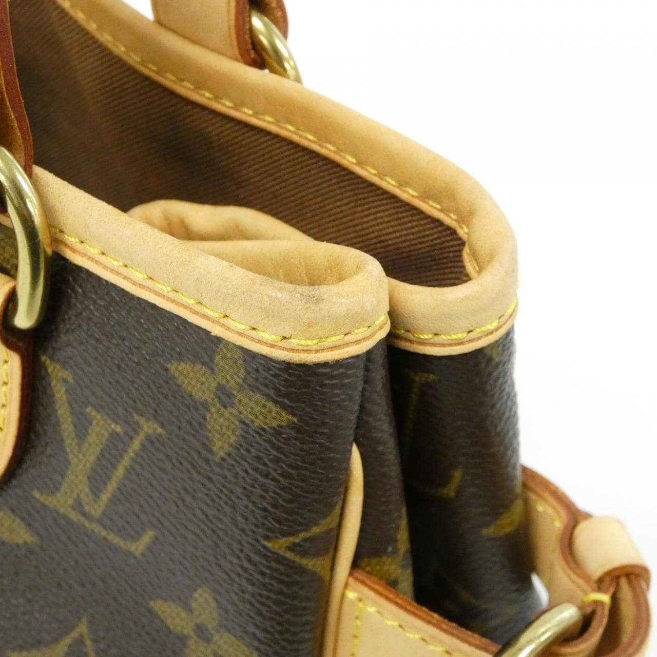 LOUIS VUITTON M51156 Handbag Monogram 黑色 Monogram 中古品A - 縮圖 4