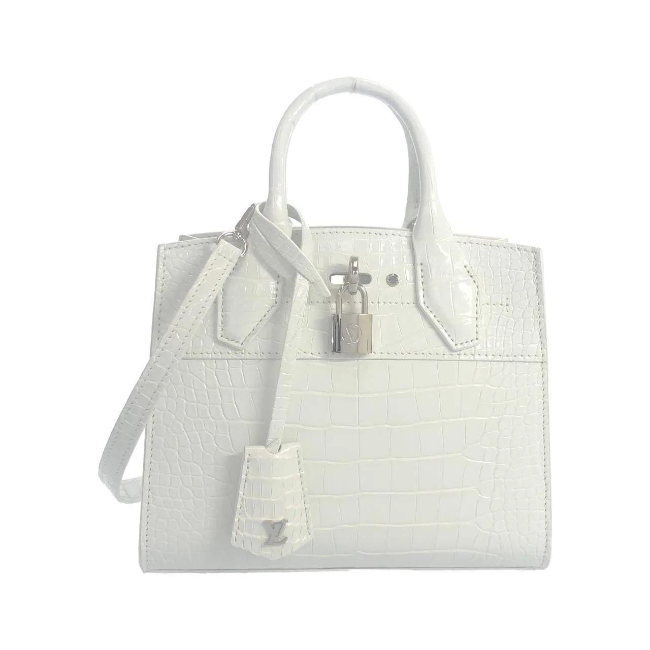 LOUIS VUITTON Steamer N84247 Handbag Leather