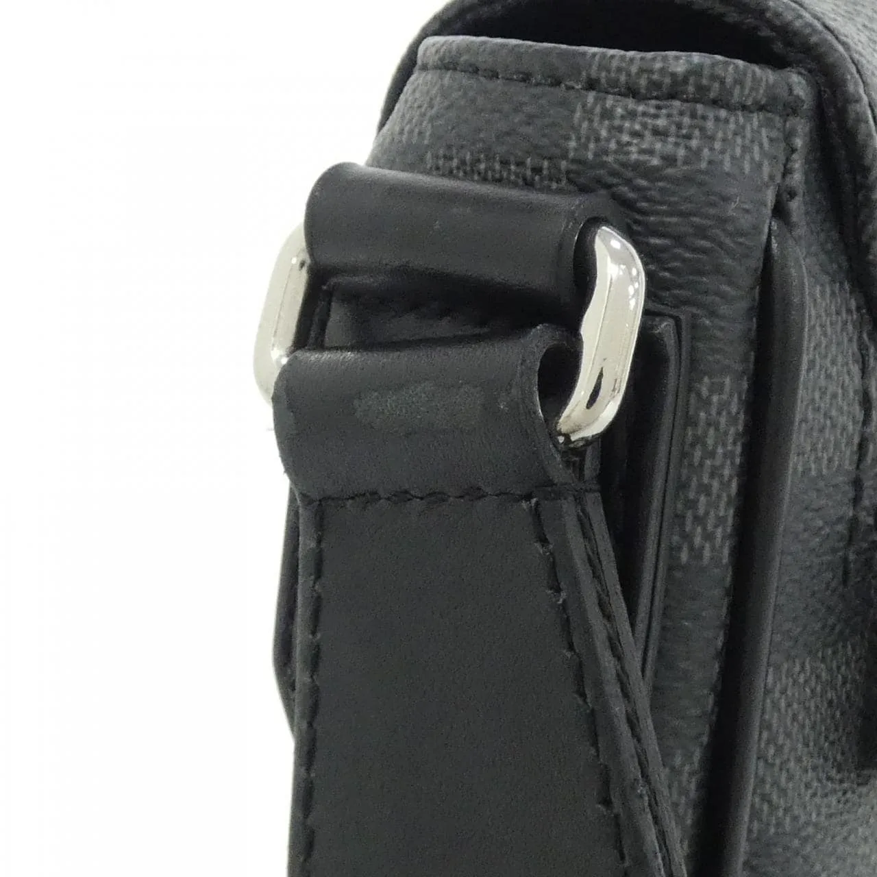 LOUIS VUITTON District N42710 Shoulder Damier 黑色 Damier 中古品A - 縮圖 6