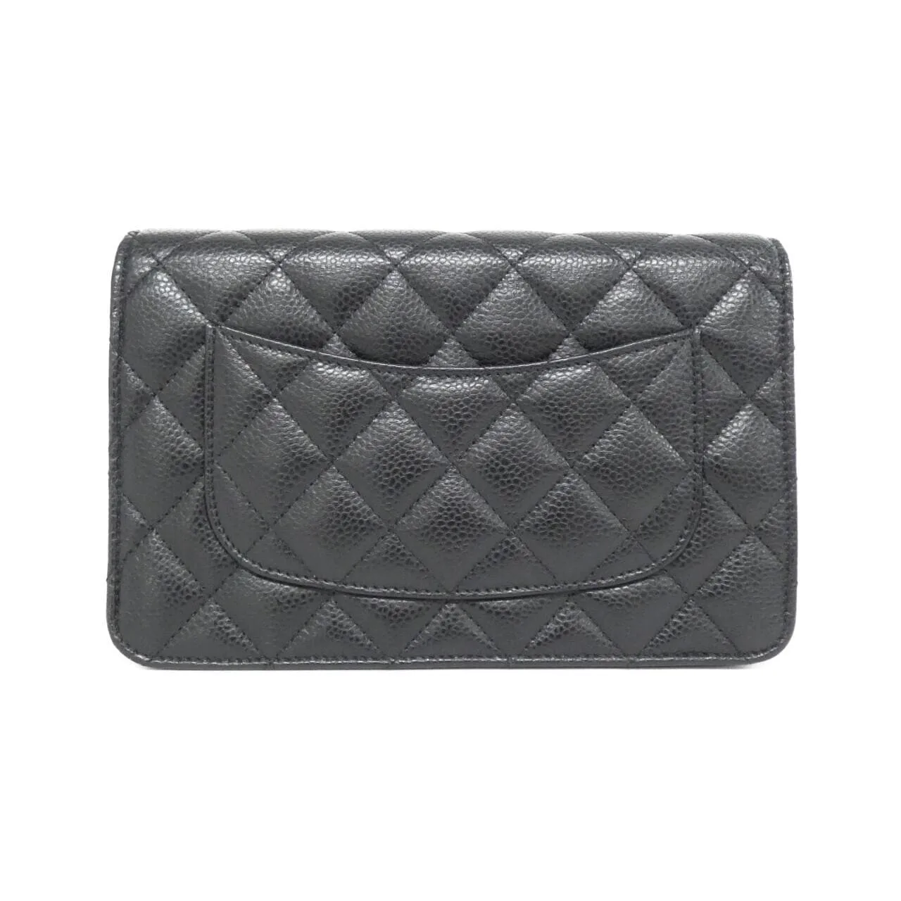 CHANEL Timeless Classic AP0250 Wallet Grained Calfskin 黑色 荔枝紋牛皮 中古品A - 縮圖 2