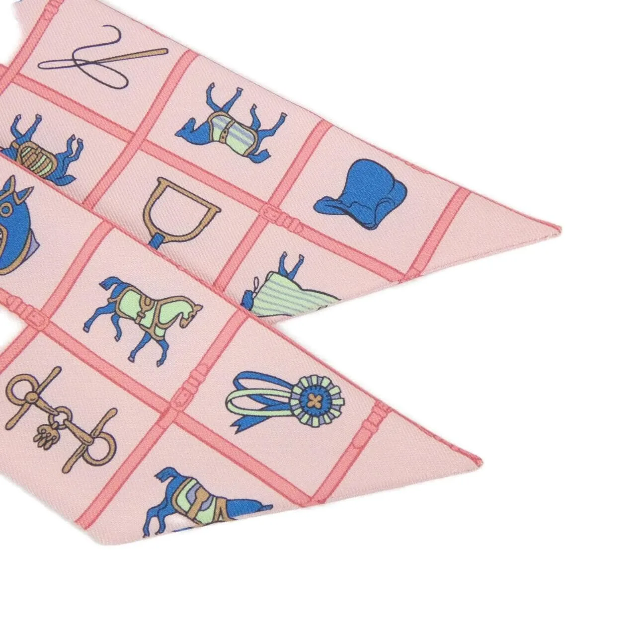 HERMES 061356S Scarf Blue Rank A - Thumbnail 2