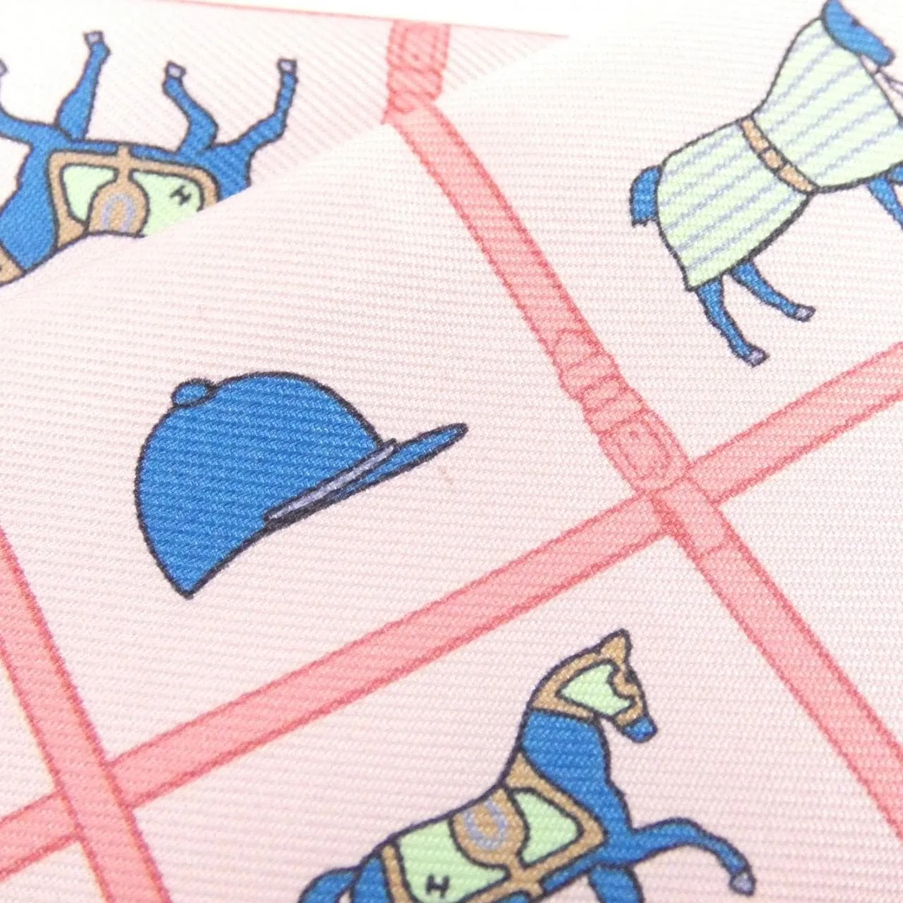 HERMES 061356S Scarf Blue Rank A - Thumbnail 4