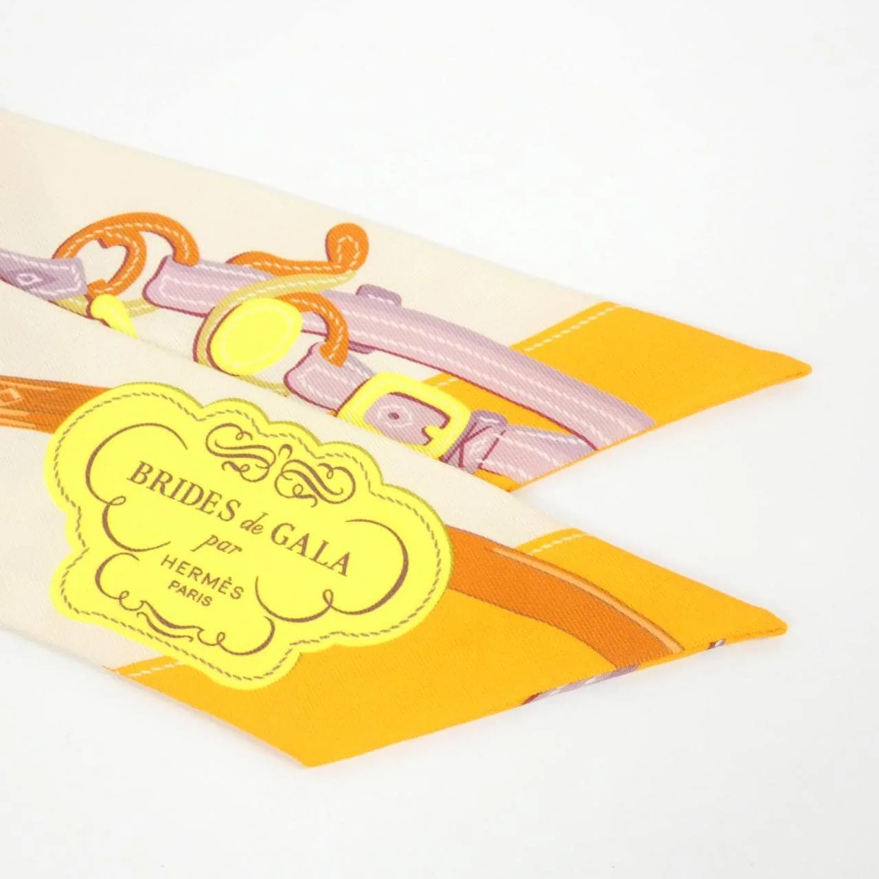 HERMES 063940S Scarf 黑色 中古品A - 縮圖 2