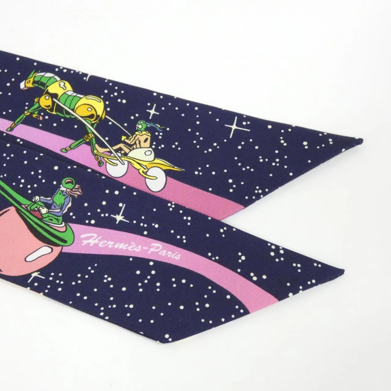 HERMES 063573S Scarf Black Rank A - Thumbnail 2