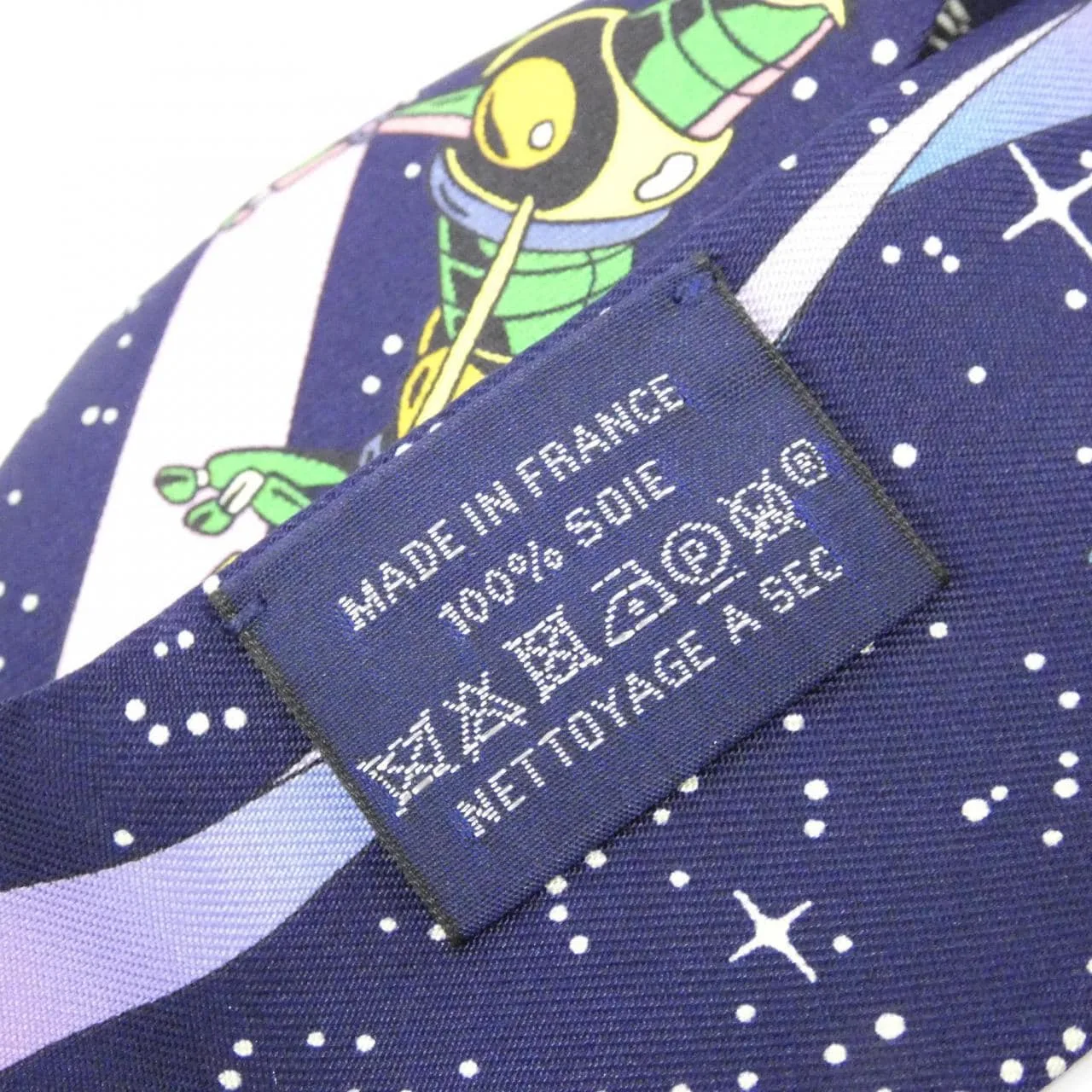 HERMES 063573S Scarf Black Rank A - Thumbnail 3