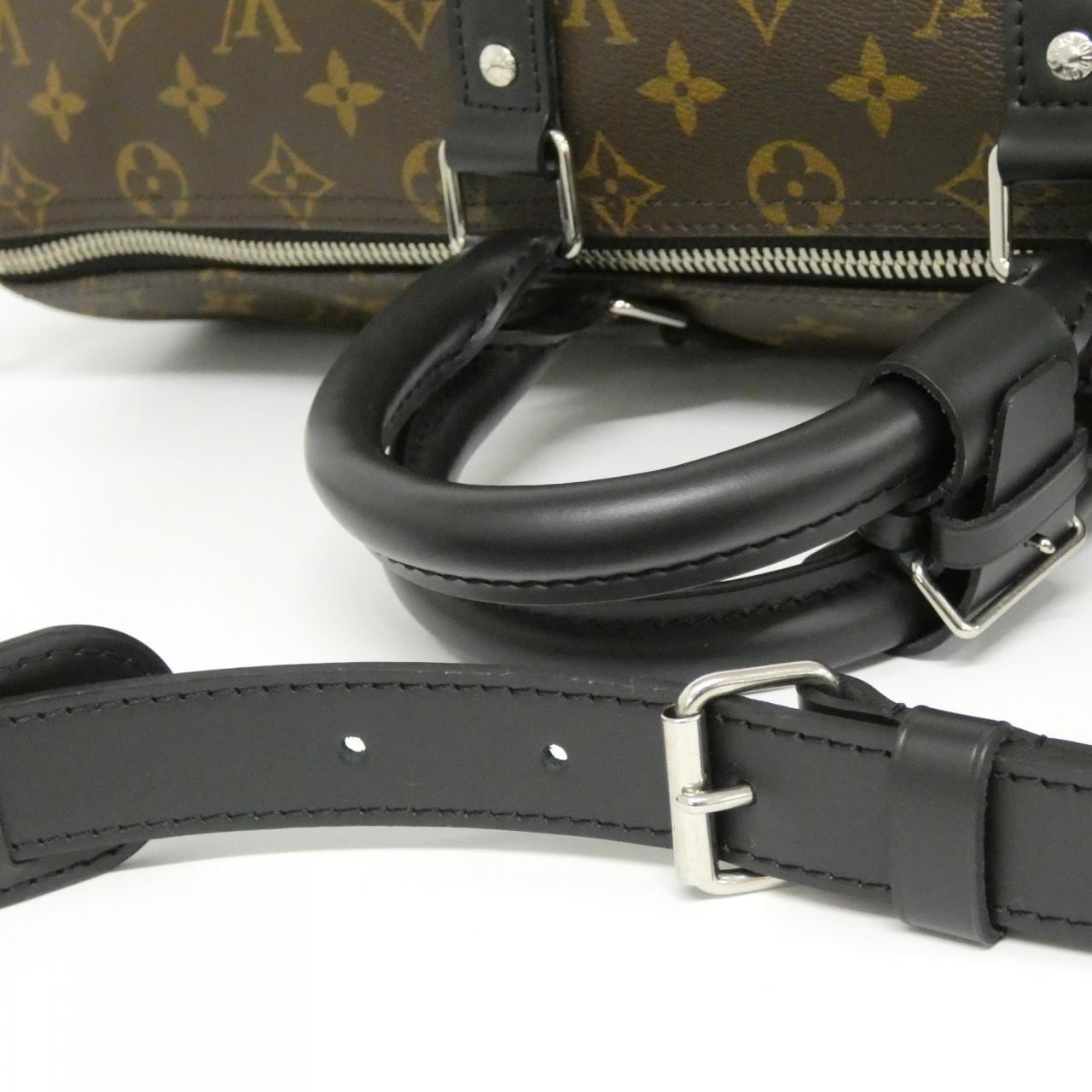LOUIS VUITTON Keepall M56711 Boston Bag Monogram Black Monogram Rank A - Thumbnail 8