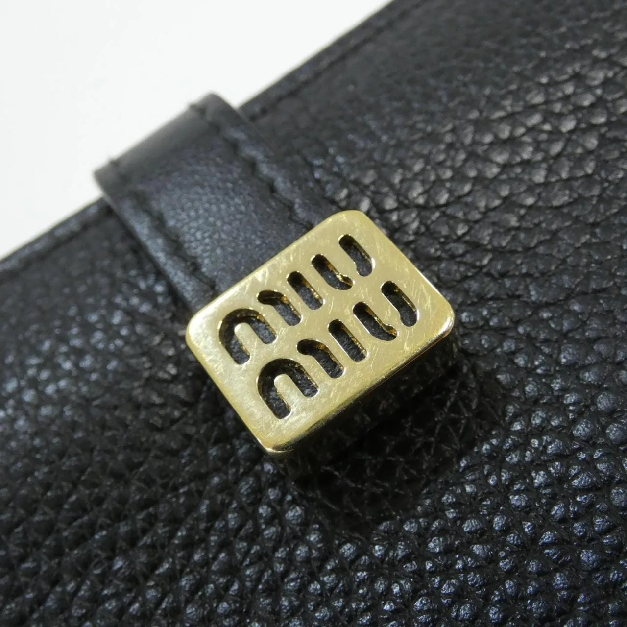 MIU MIU 5MV204 Wallet Black Rank A - Thumbnail 3