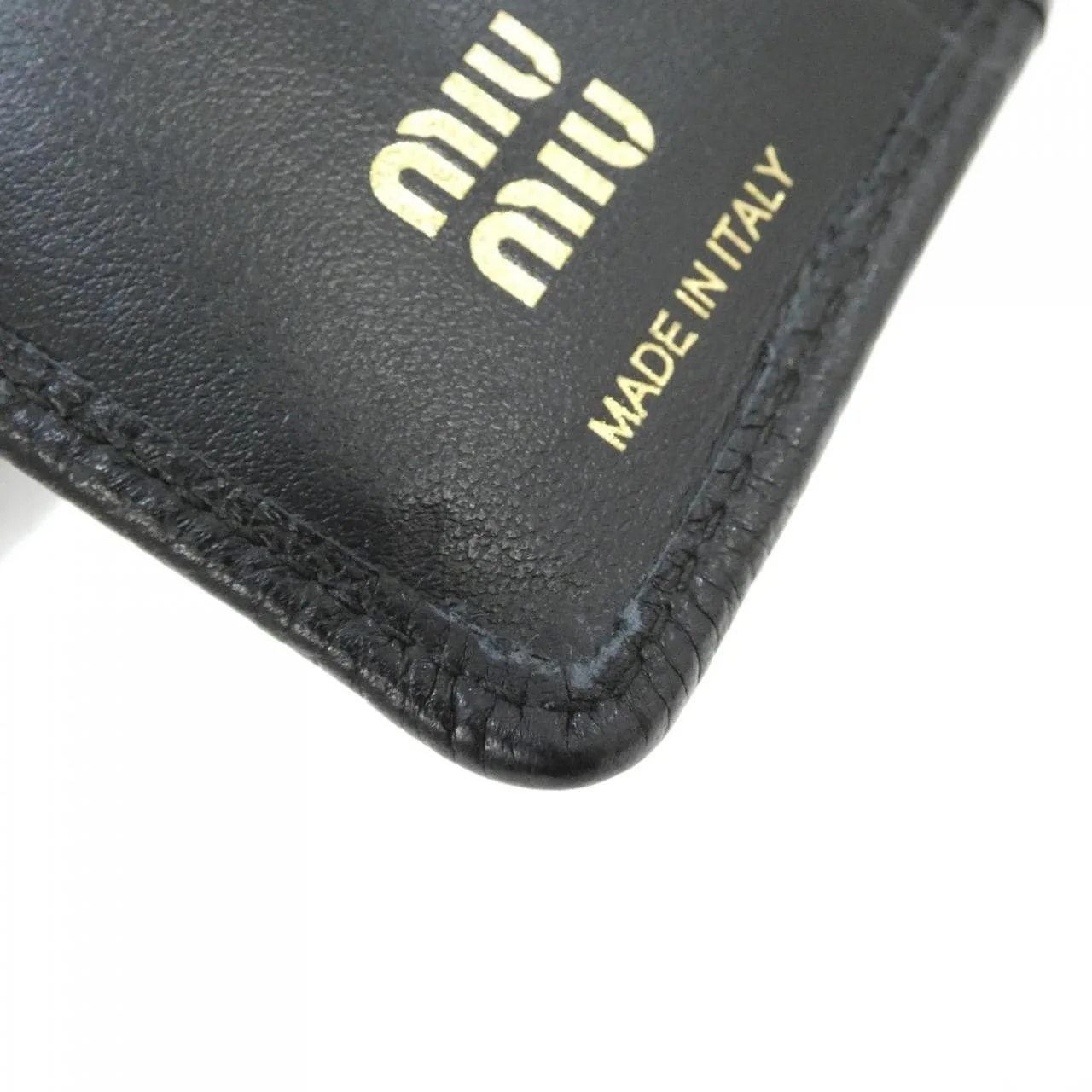 MIU MIU 5MV204 Wallet Black Rank A - Thumbnail 5