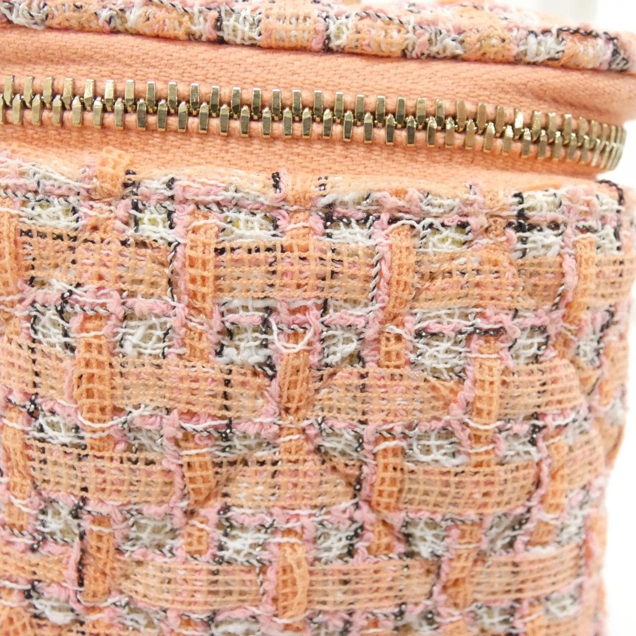 CHANEL Timeless Classic AP2199 Handbag Tweed Pink Tweed - Thumbnail 5