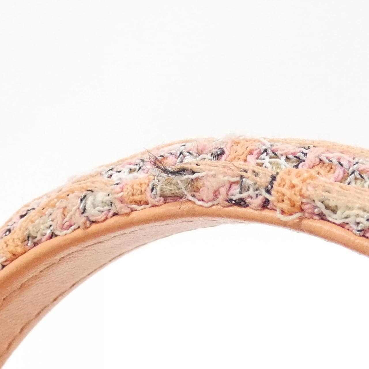 CHANEL Timeless Classic AP2199 Handbag Tweed Pink Tweed - Thumbnail 6