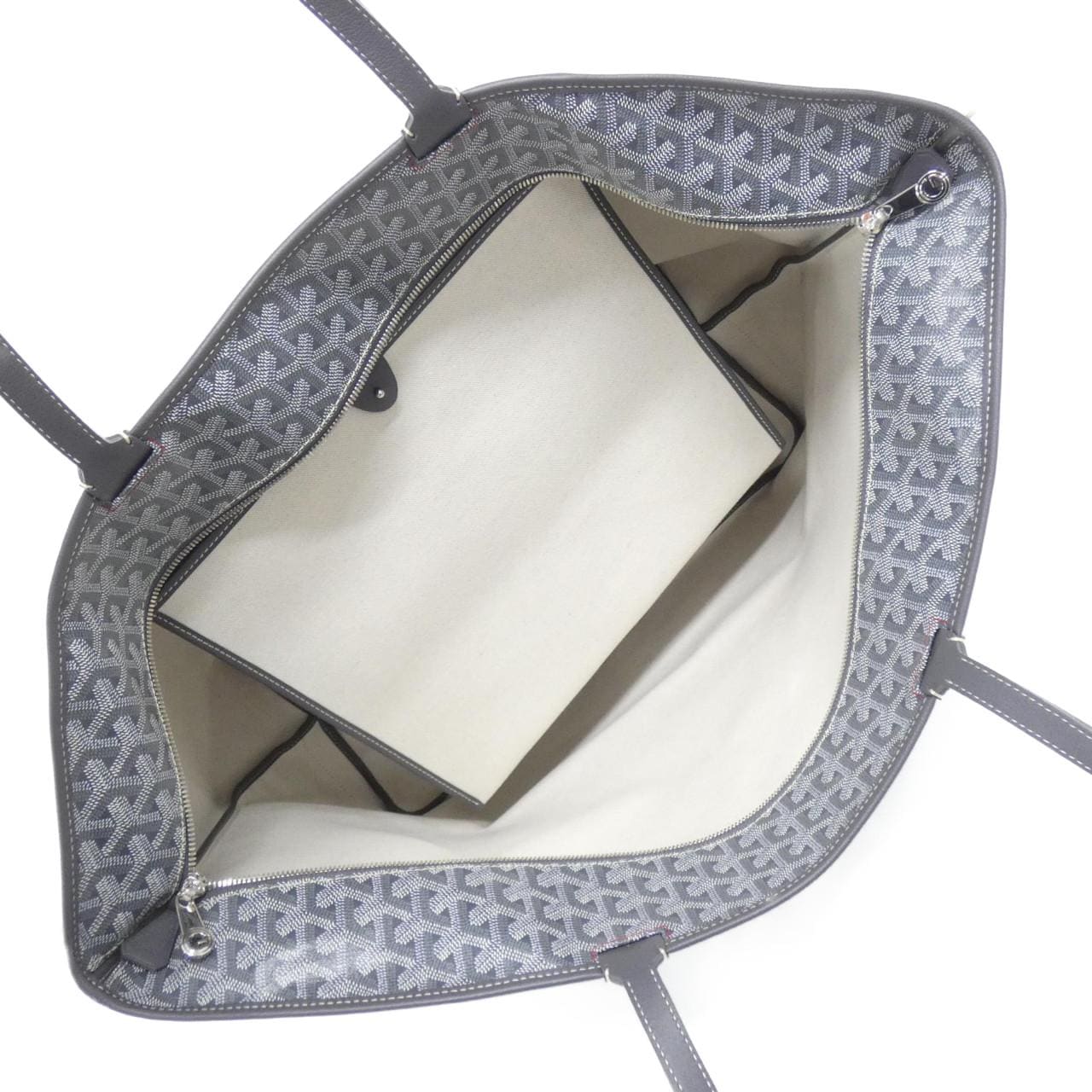 GOYARD Artois Bag Canvas 灰色 帆布 未使用品 - 縮圖 6