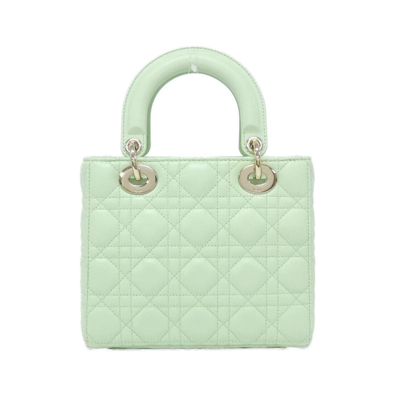 DIOR Lady Dior M0531ONII Shoulder Bag Lambskin 黑色 羊皮 中古品A - 縮圖 2