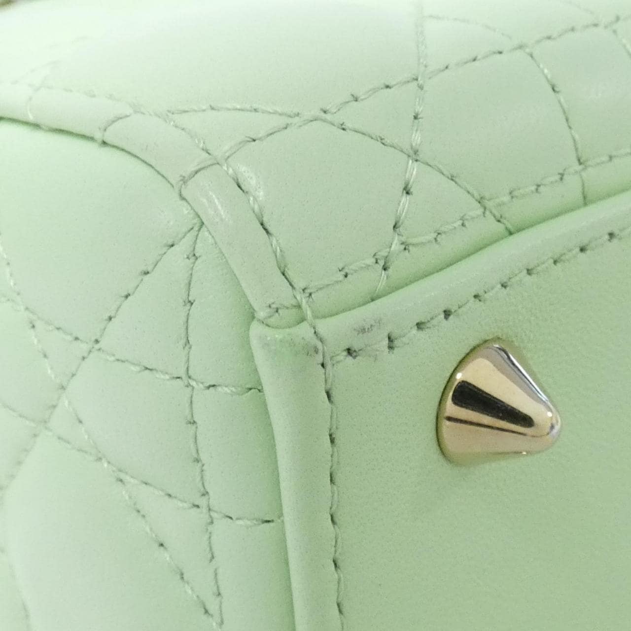 DIOR Lady Dior M0531ONII Shoulder Bag Lambskin 黑色 羊皮 中古品A - 縮圖 3