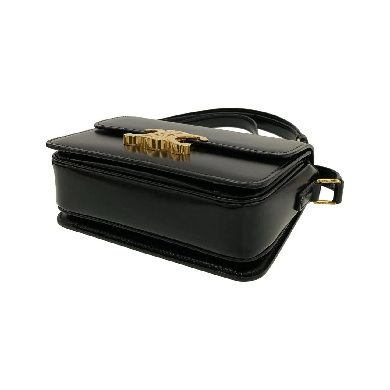 CELINE Triomphe 188423BF4 Shoulder 黑色 中古品A - 縮圖 3