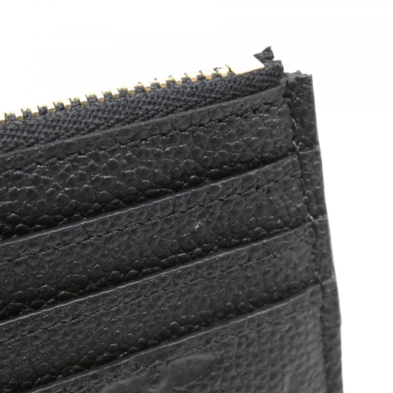 LOUIS VUITTON M82639 Coin Case Monogram 黑色 Monogram 中古品A - 縮圖 2