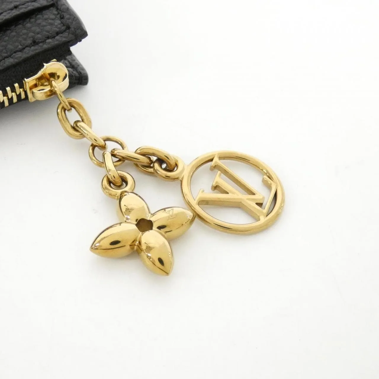 LOUIS VUITTON M82639 Coin Case Monogram 黑色 Monogram 中古品A - 縮圖 3