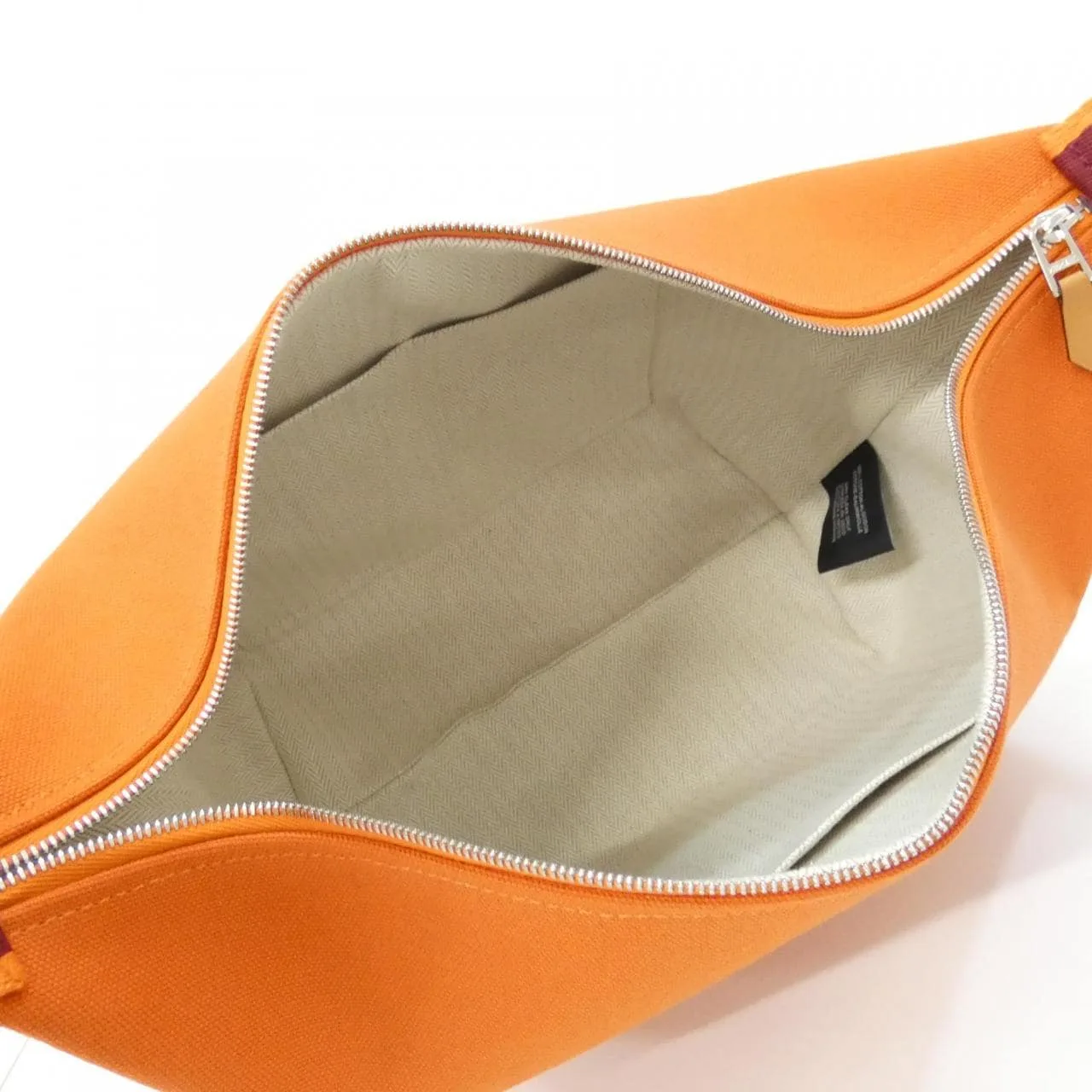 HERMES 103223M Pouch Canvas Black Canvas Rank A - Thumbnail 8