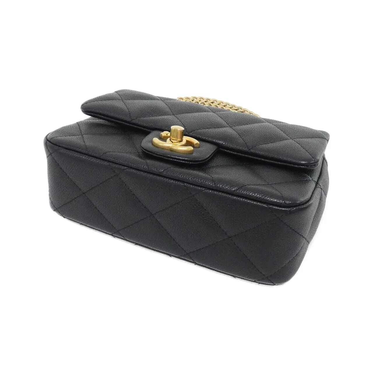 CHANEL Chanel 22 AS3829 Shoulder Grained Calfskin Black Grained Calfskin Rank A - Thumbnail 3