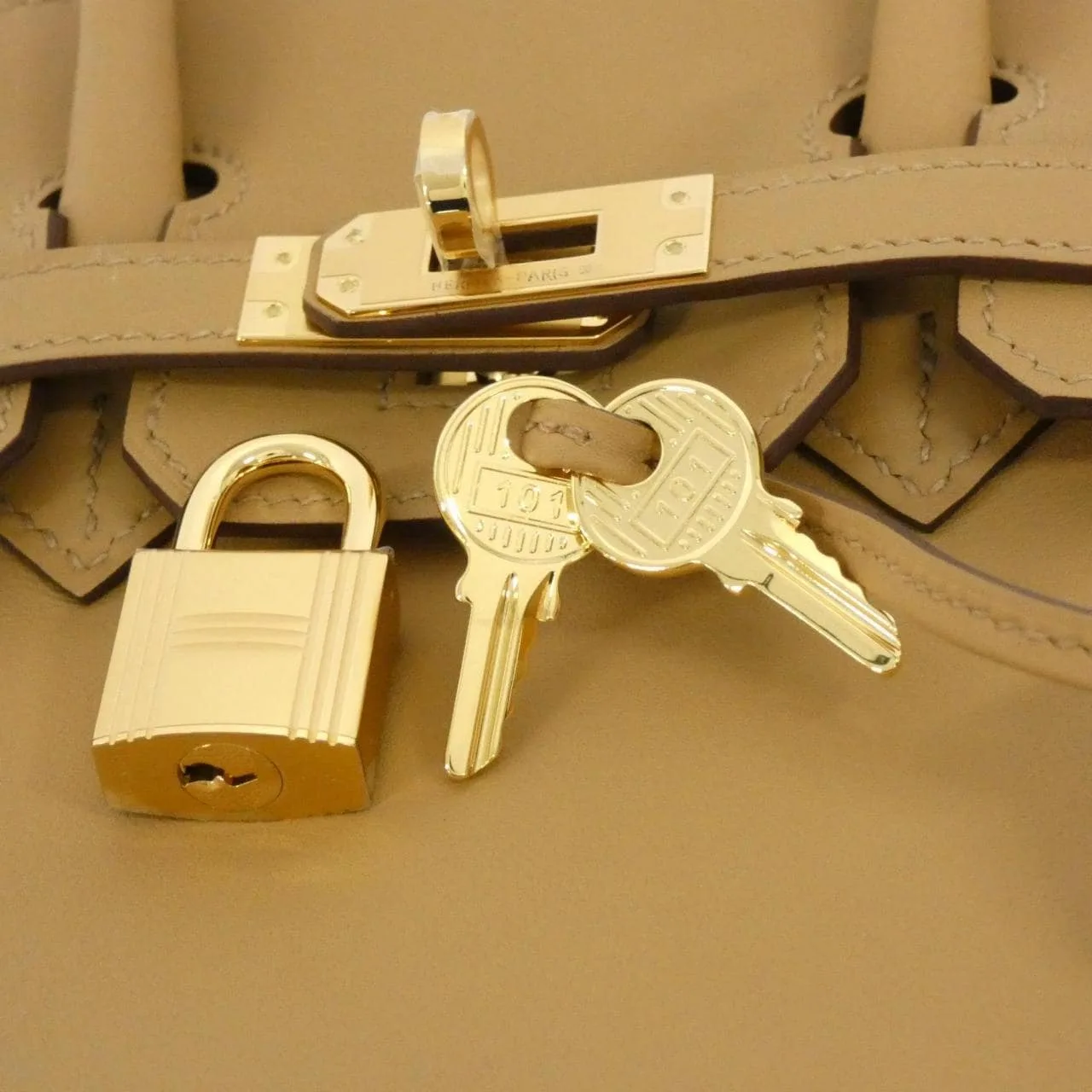 HERMES Birkin 049362CC Handbag Swift Swift Leather Unused - Thumbnail 4