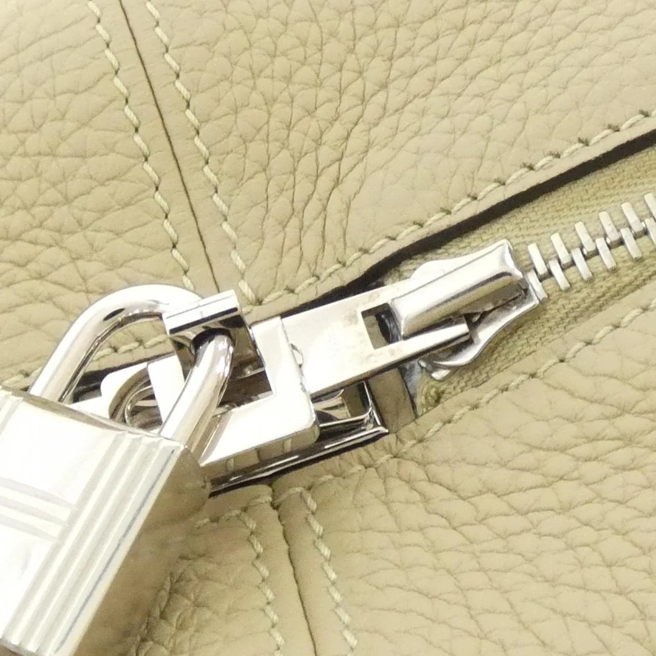 HERMES 050021CK Boston Clemence 黑色 Clemence 皮 中古品A - 縮圖 4