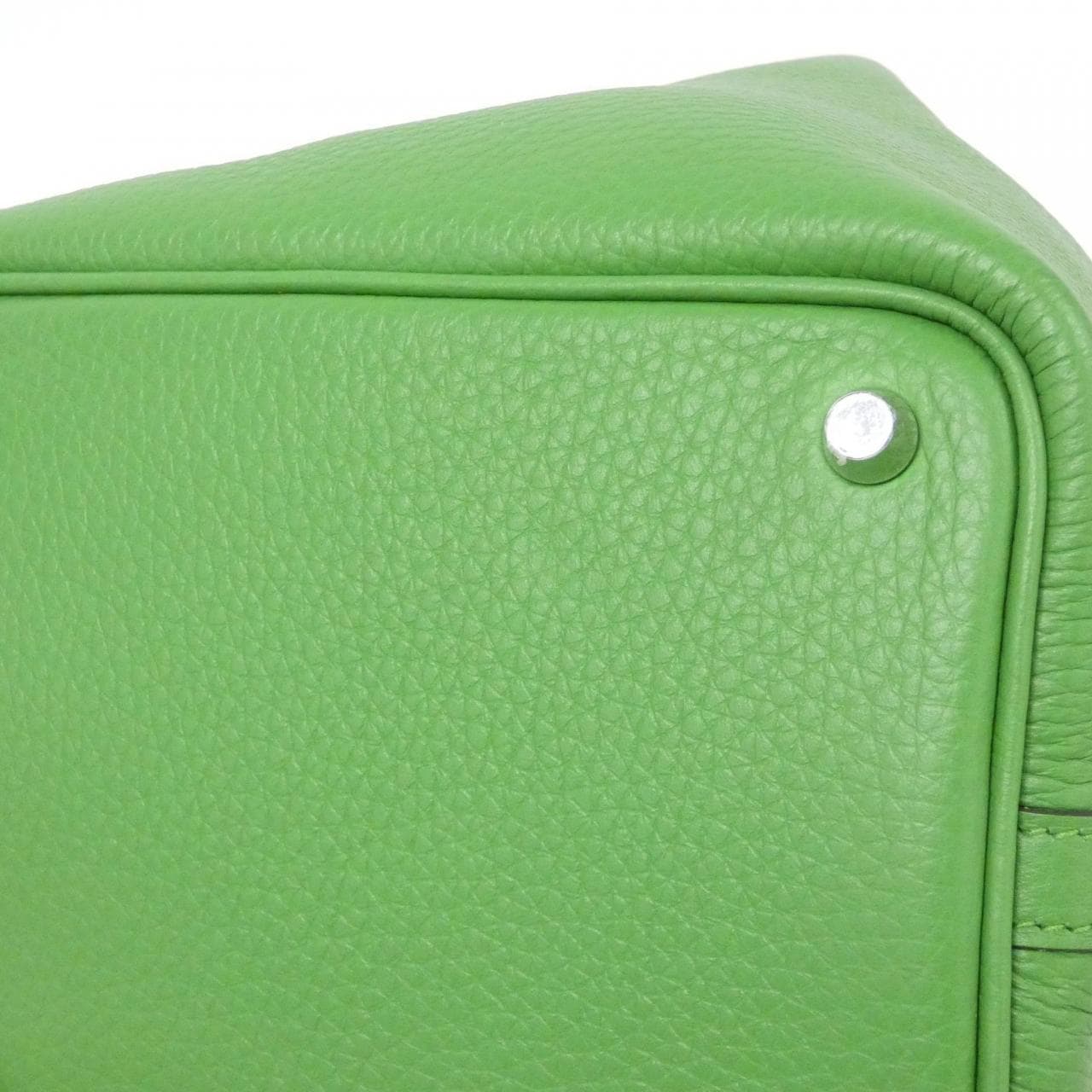 HERMES HERMÈS Picotin 056289CK Bag Clemence 黑色 Clemence 皮 中古品A - 縮圖 3