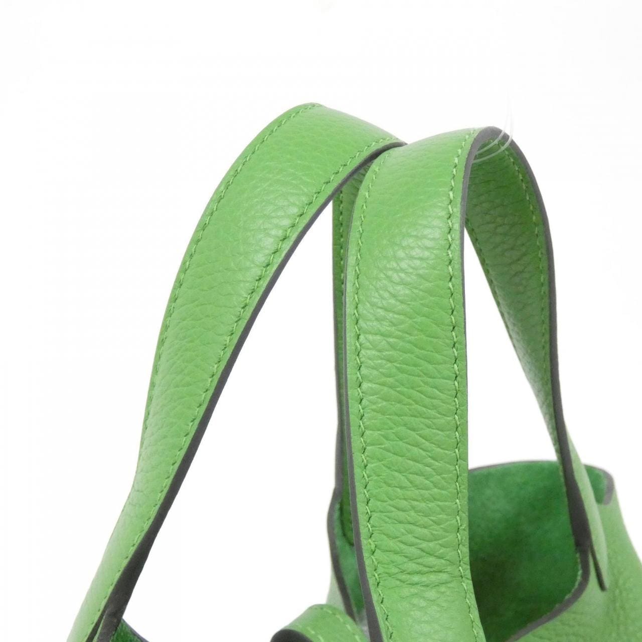 HERMES HERMÈS Picotin 056289CK Bag Clemence 黑色 Clemence 皮 中古品A - 縮圖 5