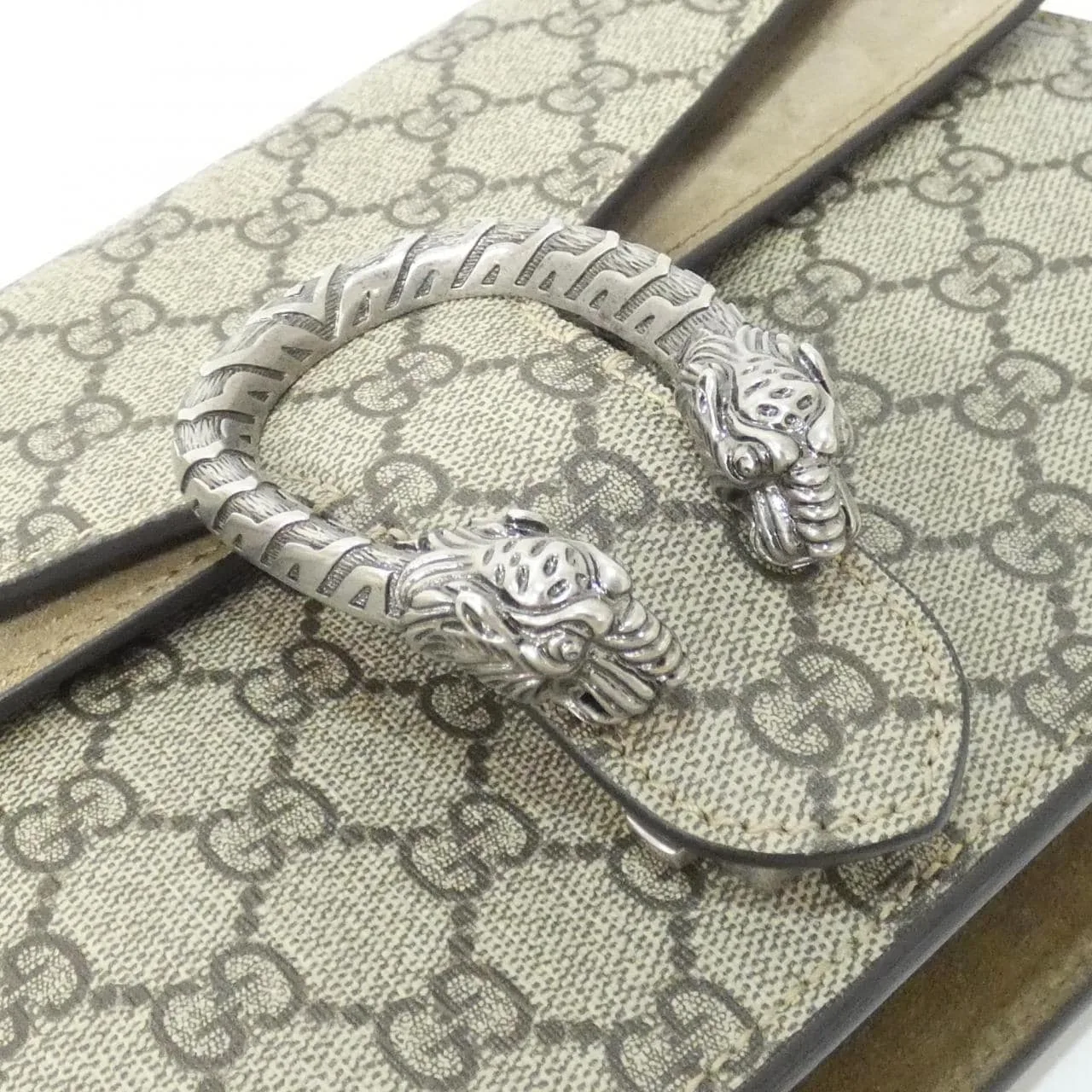 GUCCI Dionysus 400249 KHNRN Shoulder Canvas Black Canvas Rank A - Thumbnail 6