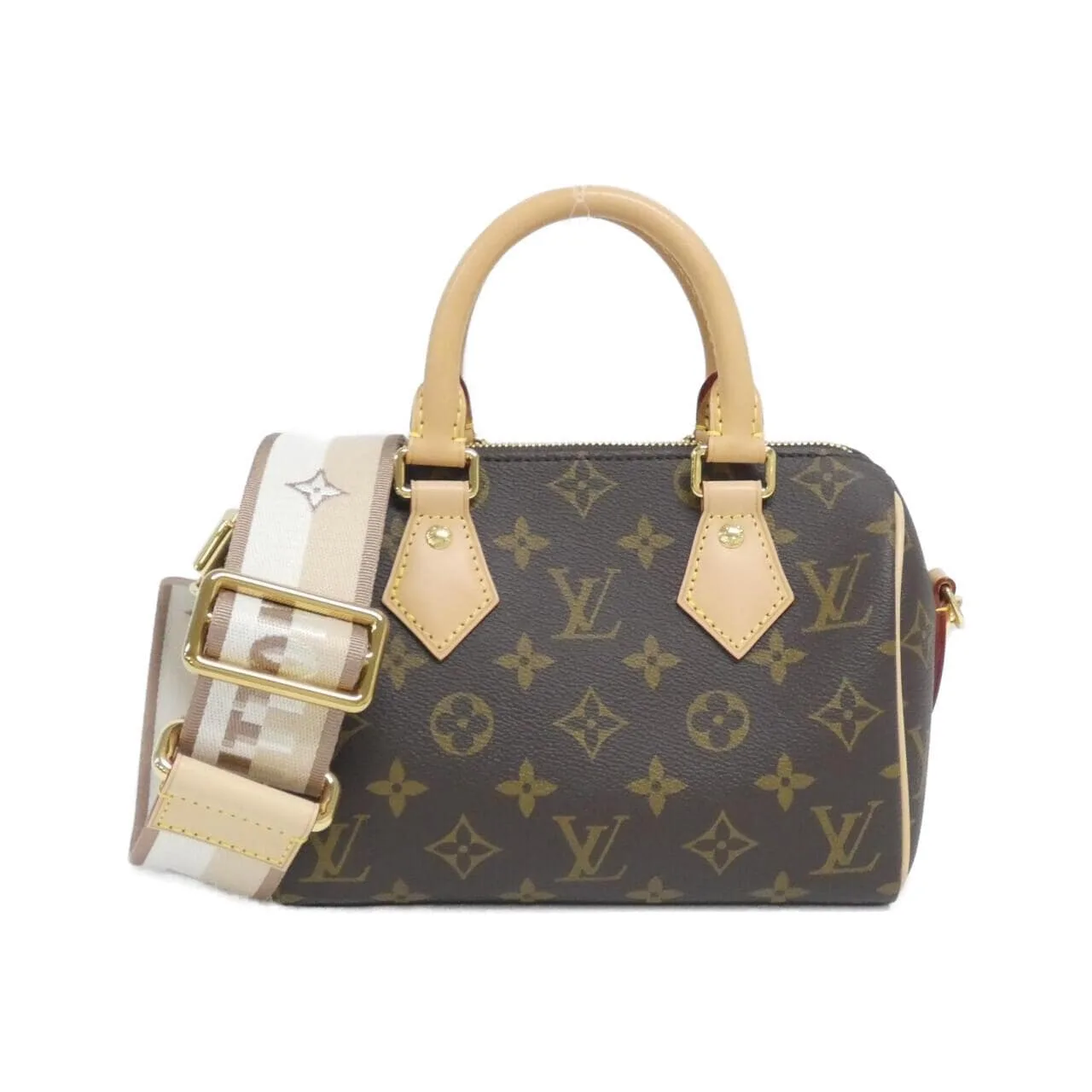 LOUIS VUITTON Speedy M46222 Boston Monogram Beige