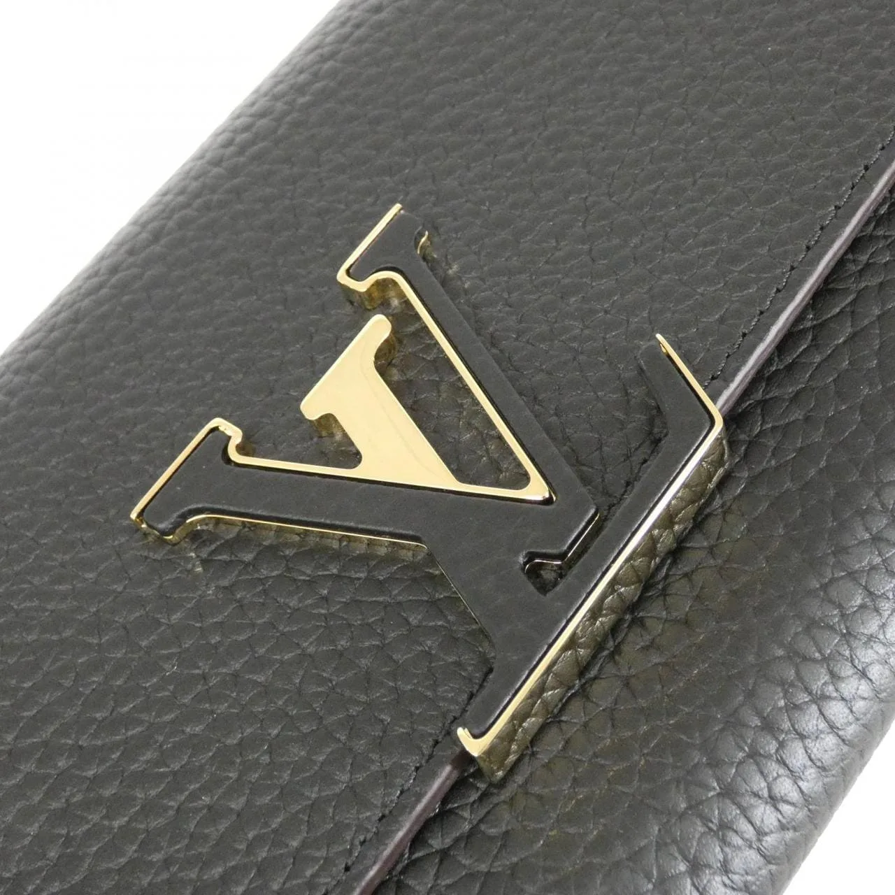 LOUIS VUITTON Capucines M61248 Wallet Black Rank A - Thumbnail 3