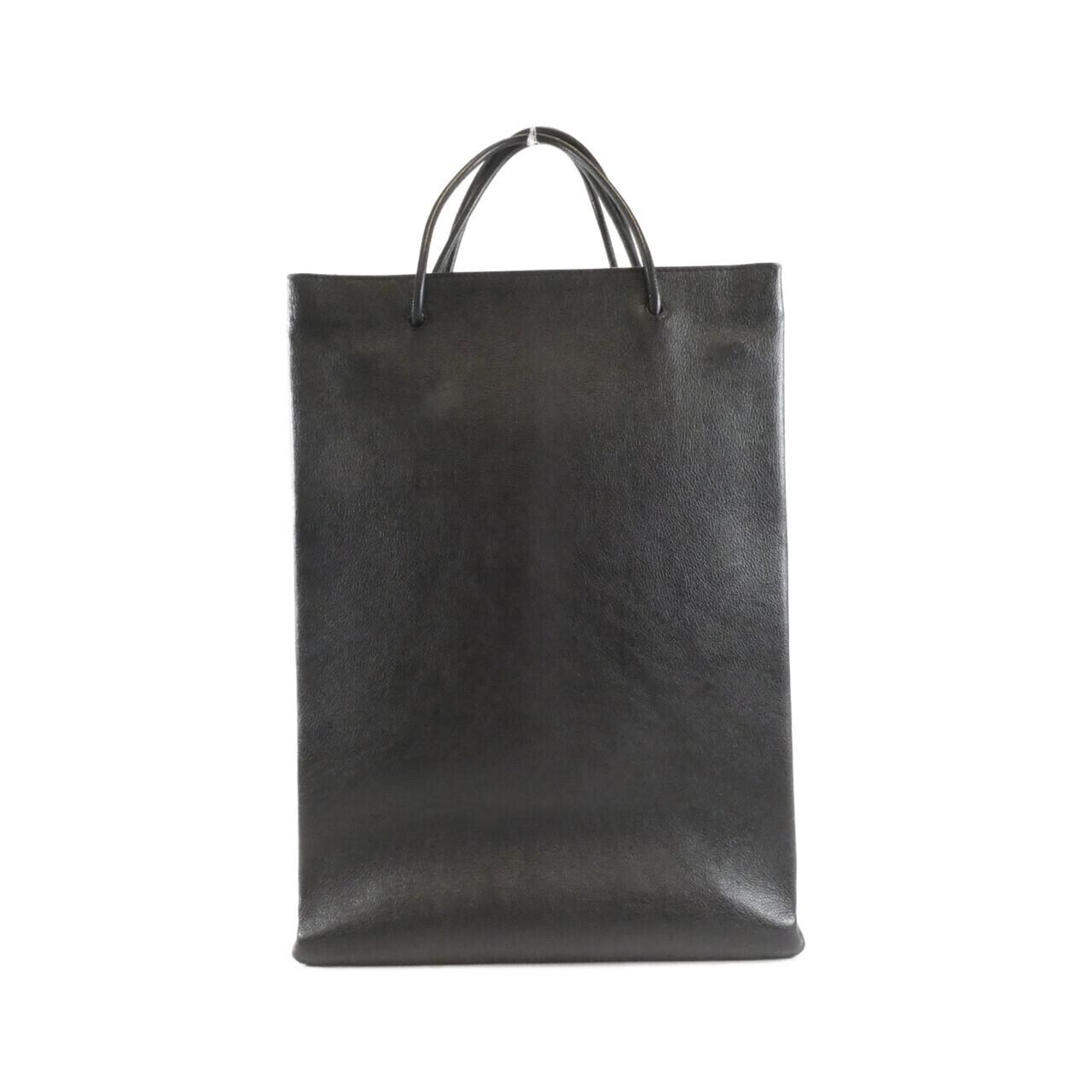 BALENCIAGA 482545 0AI1N Handbag Leather Black Leather - Thumbnail 2