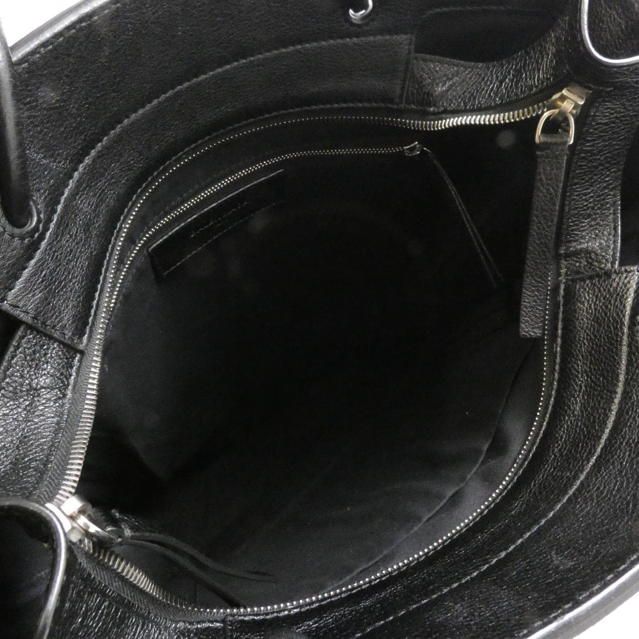 BALENCIAGA 482545 0AI1N Handbag Leather Black Leather - Thumbnail 9