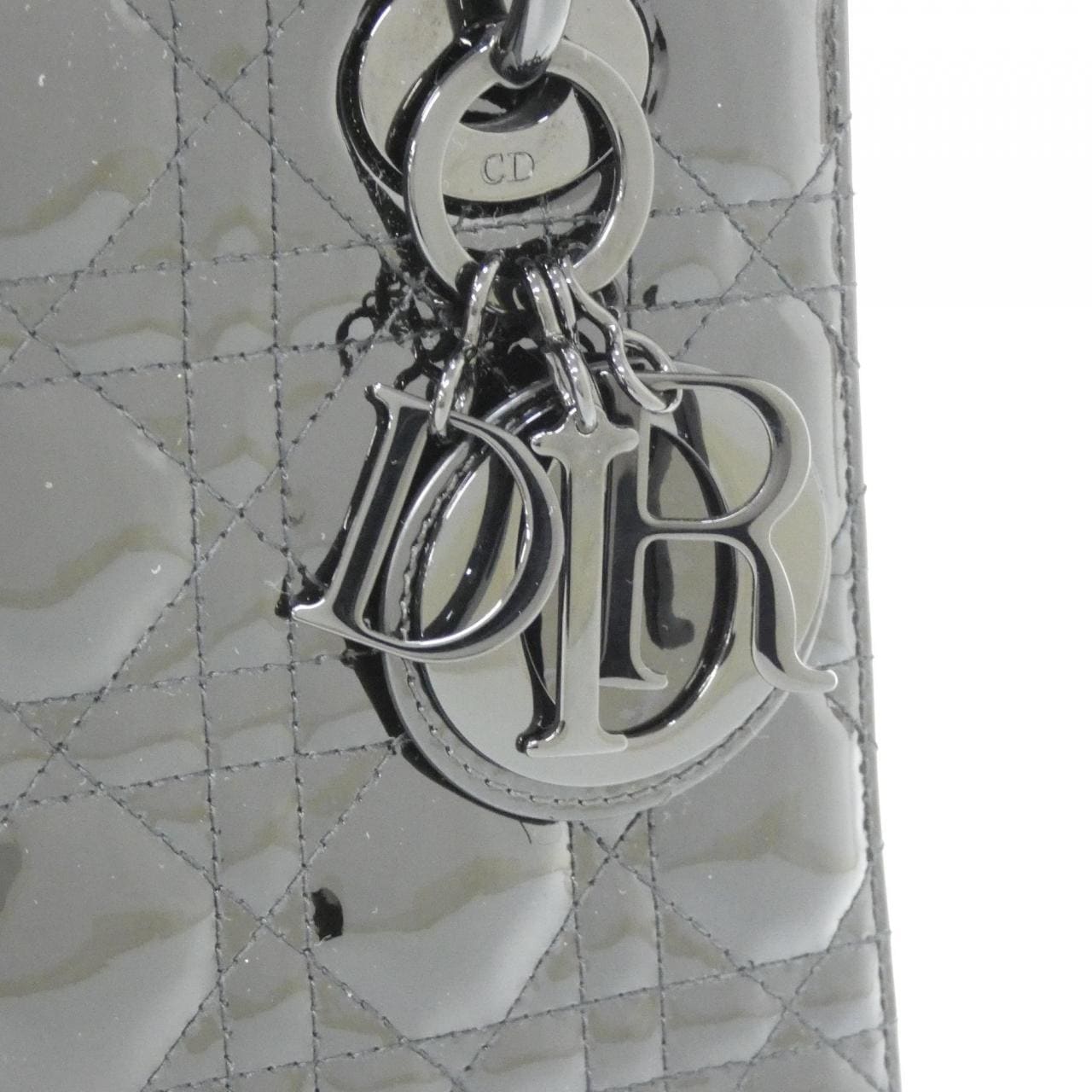 DIOR Lady Dior M0531NWDD Bag Patent Leather 黑色 漆皮 中古品A - 縮圖 5