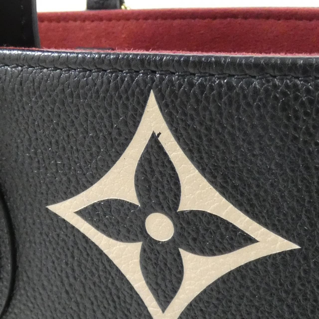 LOUIS VUITTON OnTheGo M45495 Handbag Monogram Black Monogram - Thumbnail 3