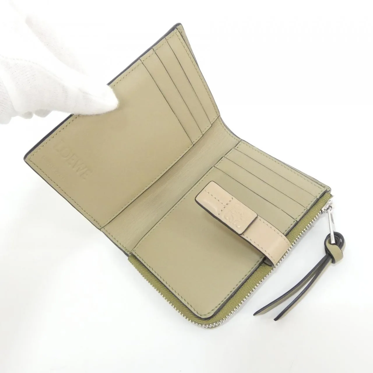 LOEWE C660P30X02 Wallet Black Rank A - Thumbnail 6