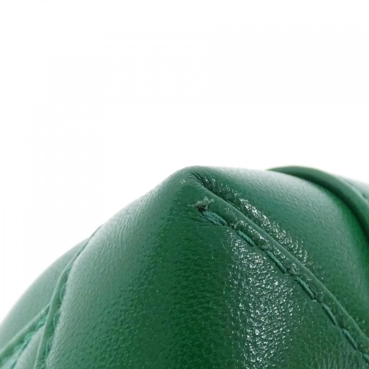 CHANEL AS4958 Handbag Lambskin Green Lambskin Rank A - Thumbnail 3