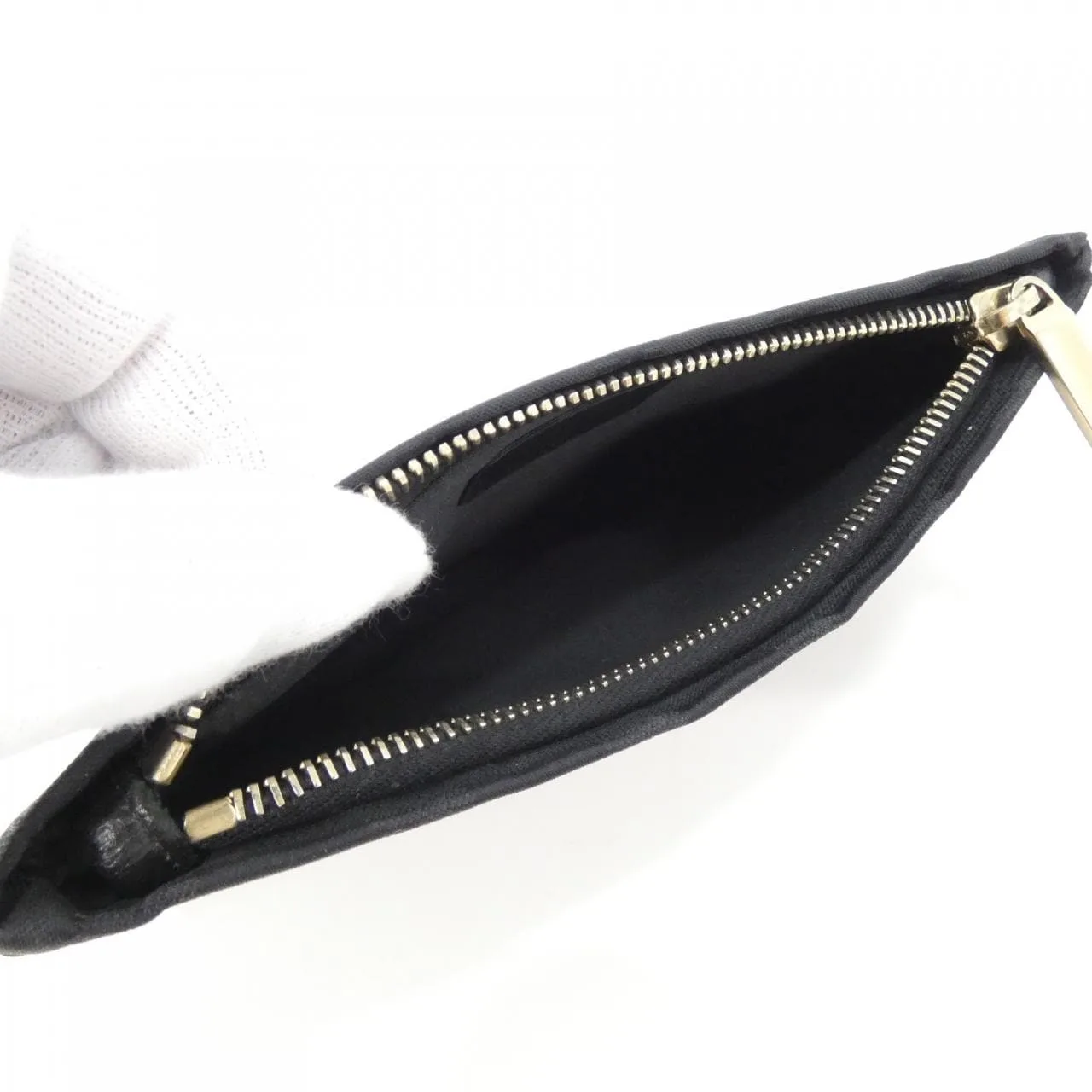 CHANEL 20532 Pouch Nylon 黑色 尼龍 中古品A - 縮圖 4