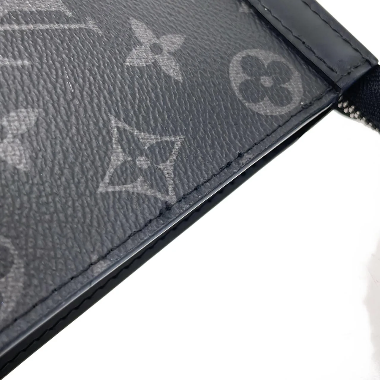 LOUIS VUITTON Pochette M61692 Handbag Monogram 黑色 Monogram 中古品A - 縮圖 5